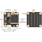 Wholesale AKK FX2-Dominator 2W VTX Support Smart Audio 250mW/500mW/1000mW/2000mW Power Switchable FPV Transmitter With MIC